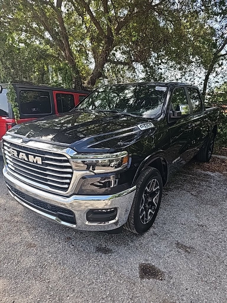 Certified 2025 RAM Ram 1500 Pickup Laramie with VIN 1C6SRFJP7SN545767 for sale in Tampa, FL