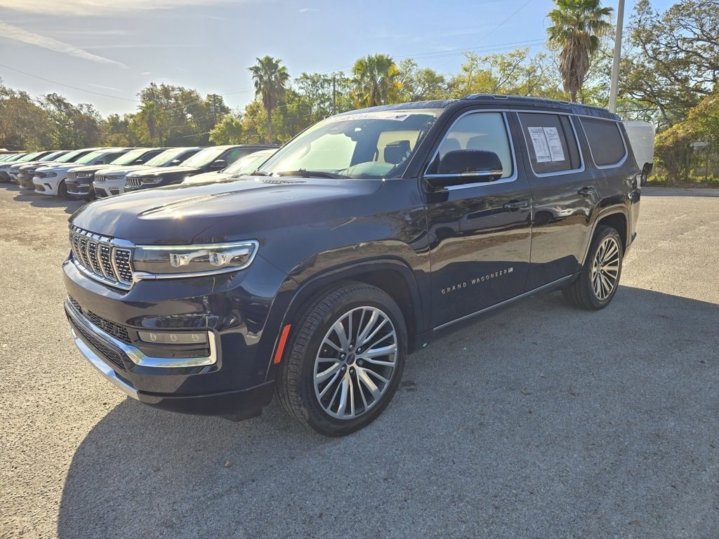 Certified 2023 Jeep Grand Wagoneer Series III with VIN 1C4SJVGP2PS503887 for sale in Tampa, FL
