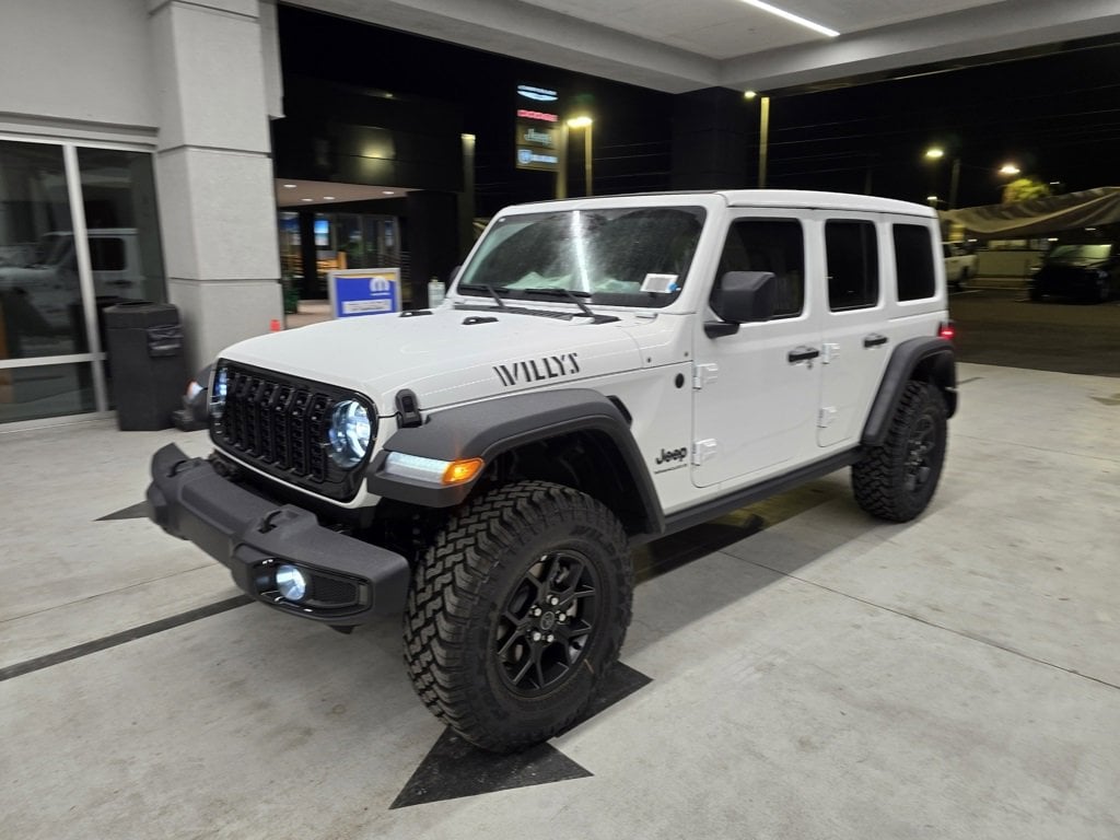 New 2025 Jeep Wrangler 4-DOOR WILLYS Sport Utility