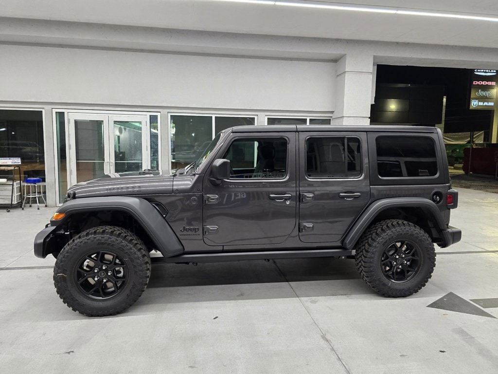 New 2025 Jeep Wrangler 4-DOOR WILLYS Sport Utility