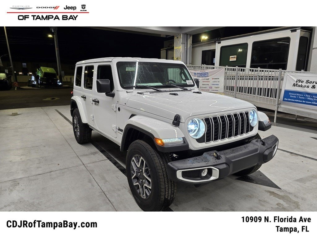 New 2025 Jeep Wrangler 4-DOOR SAHARA Sport Utility