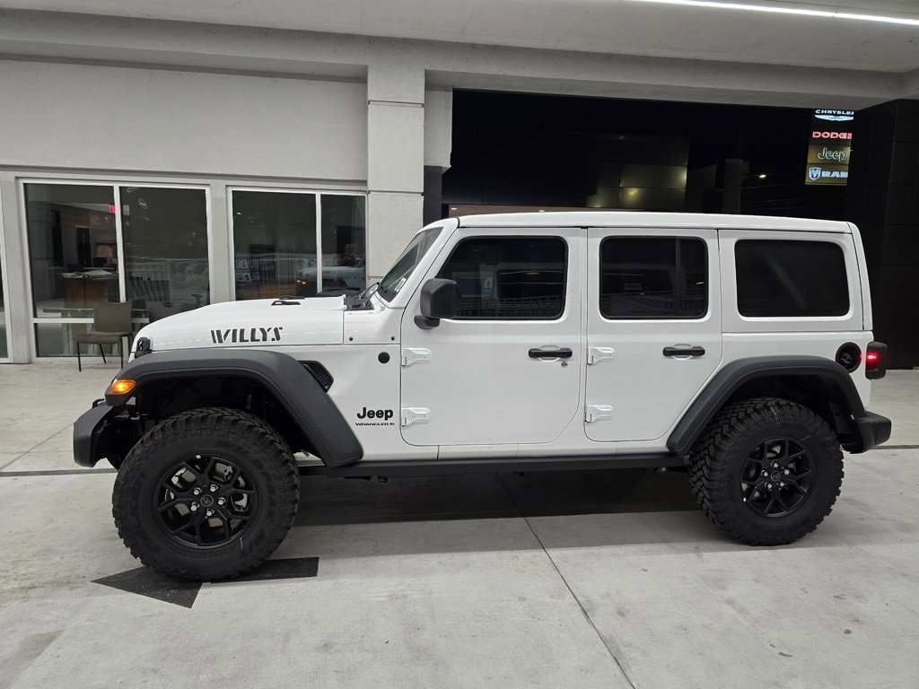 New 2025 Jeep Wrangler 4-DOOR WILLYS Sport Utility
