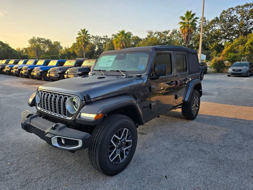 New 2025 Jeep Wrangler 4-DOOR SAHARA Sport Utility