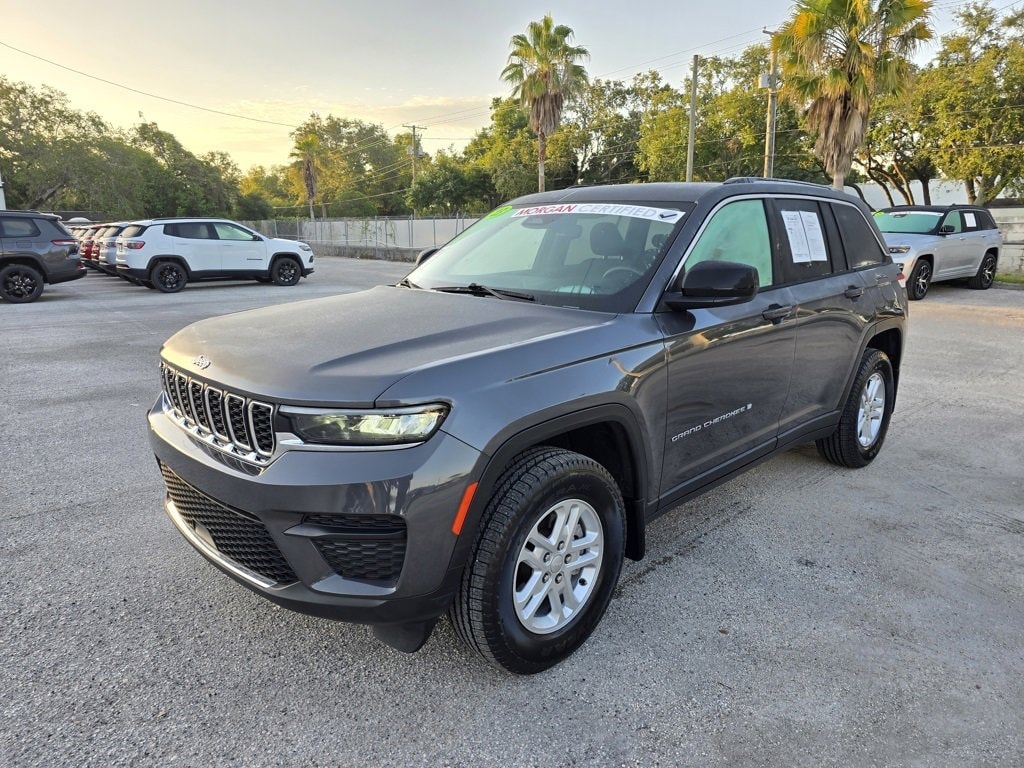 Certified 2023 Jeep Grand Cherokee Laredo with VIN 1C4RJHAG2P8906158 for sale in Tampa, FL