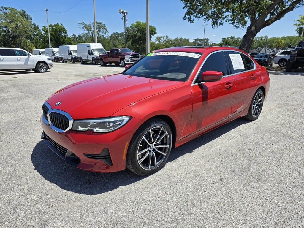 Certified 2021 BMW 3 Series 330i with VIN 3MW5R1J03M8B72533 for sale in Tampa, FL