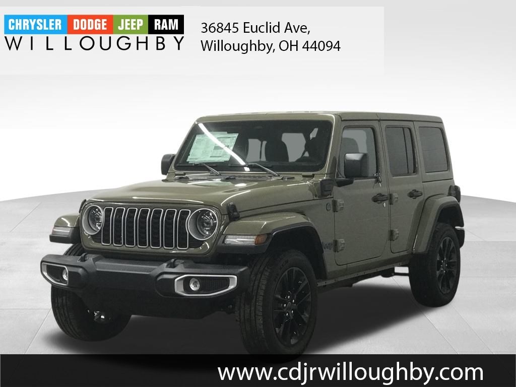 New 2025 Jeep Wrangler 4xe 4-DOOR SAHARA Sport Utility