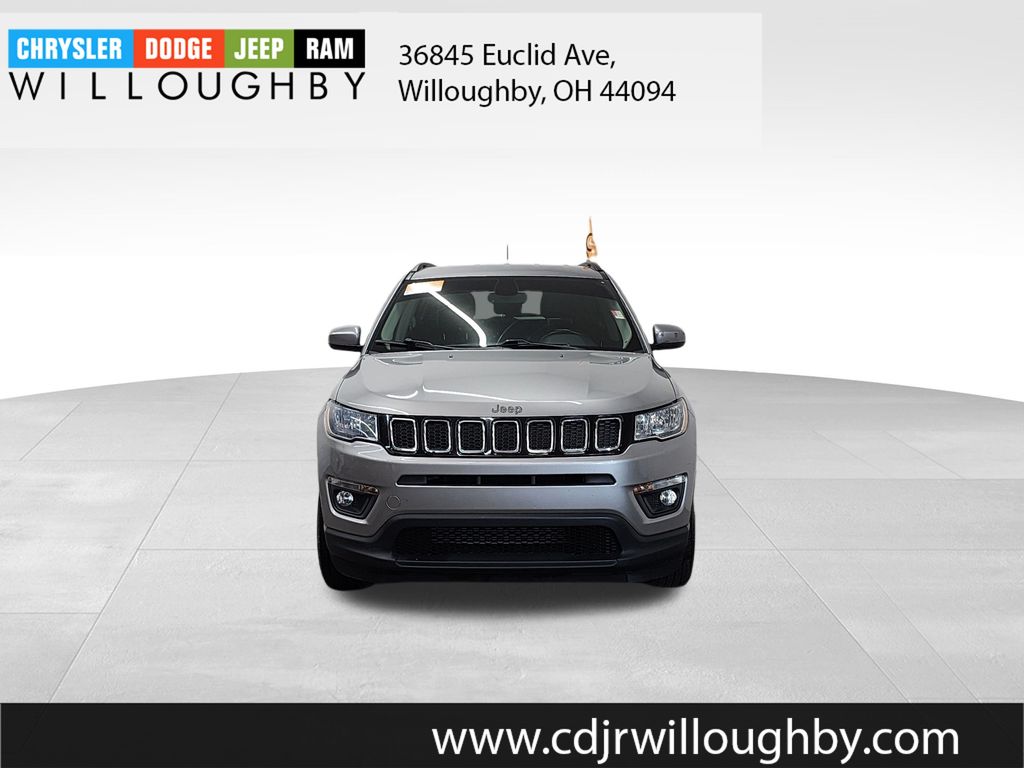 Certified 2021 Jeep Compass Latitude with VIN 3C4NJDBB9MT578986 for sale in Willoughby, OH