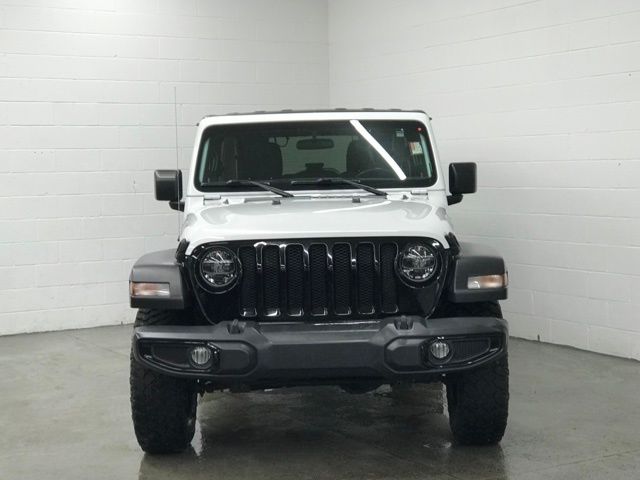 Used 2021 Jeep Wrangler Unlimited Willys with VIN 1C4HJXDN6MW528966 for sale in Willoughby, OH