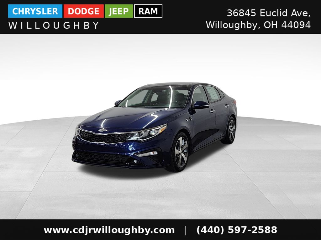 Used 2019 Kia Optima S with VIN 5XXGT4L35KG287663 for sale in Willoughby, OH