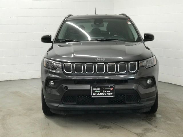Used 2022 Jeep Compass Latitude with VIN 3C4NJCBB9NT201909 for sale in Willoughby, OH