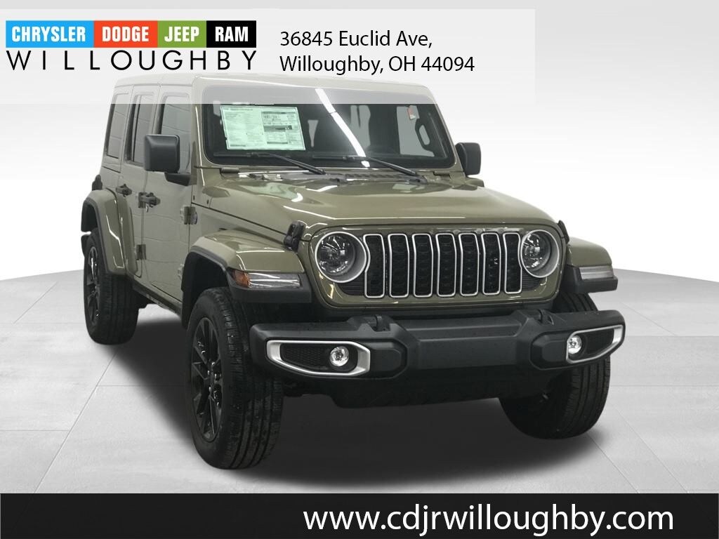 New 2025 Jeep Wrangler 4xe 4-DOOR SAHARA Sport Utility