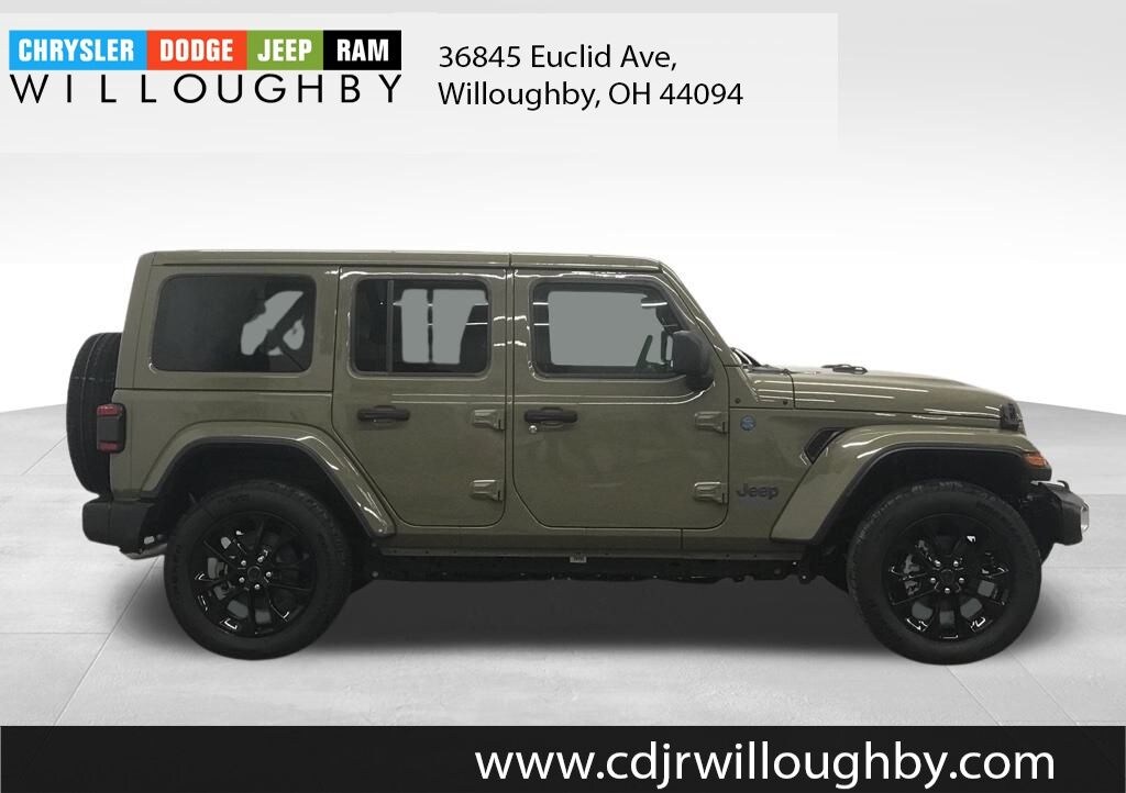 New 2025 Jeep Wrangler 4xe 4-DOOR SAHARA Sport Utility