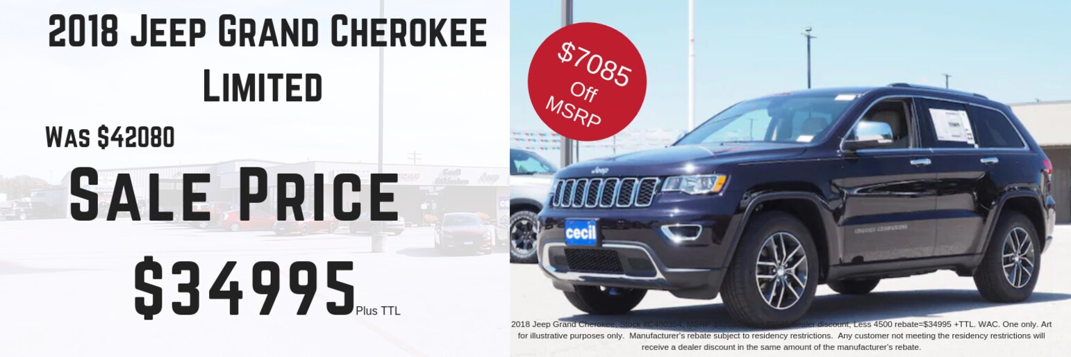 Cecil Atkission Chrysler Dodge Jeep Ram Dealership Marble Falls