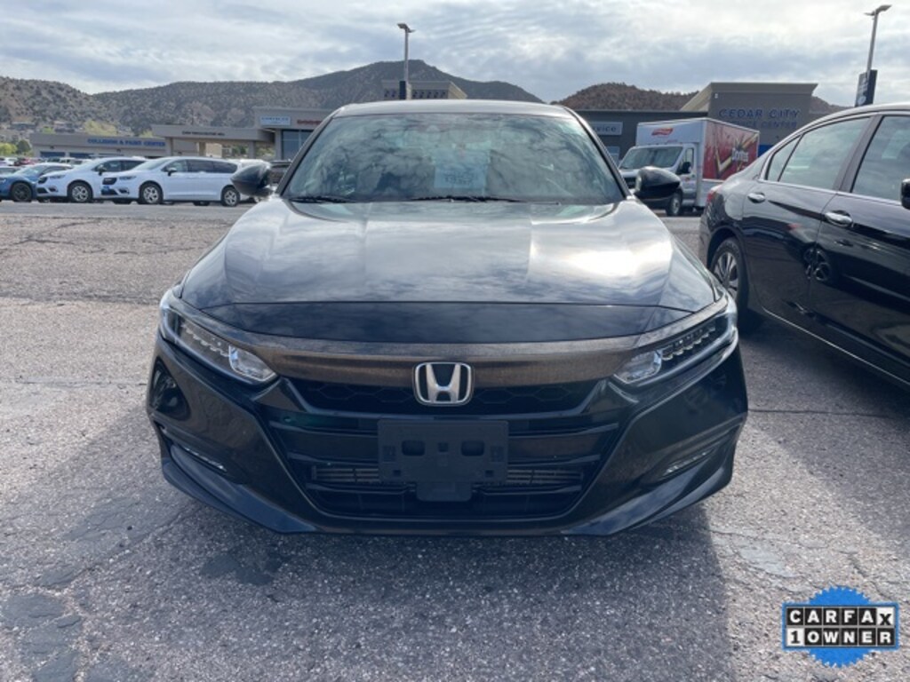 Used 2020 Still Night Pearl Honda Accord Sport For Sale Cedar City
