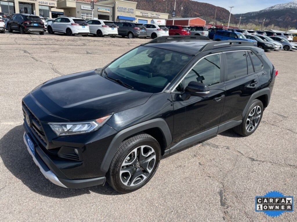 Used 2021 Midnight Black Metallic Toyota RAV4 Adventure For Sale