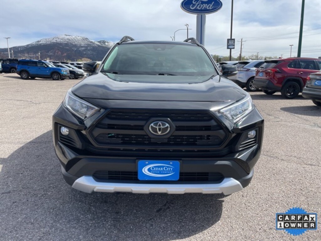 Used 2021 Midnight Black Metallic Toyota RAV4 Adventure For Sale