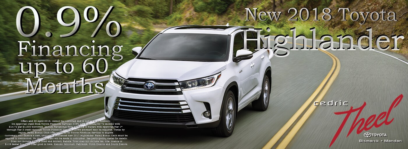 Cedric Theel Toyota New Toyota dealership in Bismarck, ND 58503