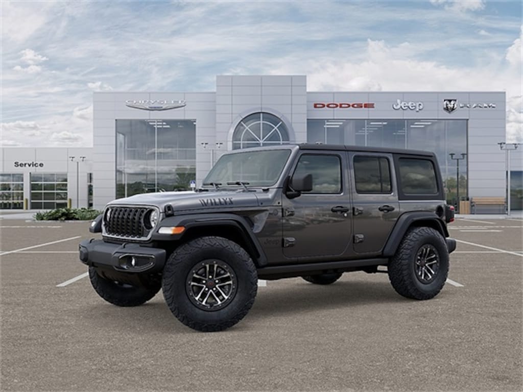 New 2025 Jeep Wrangler 4-DOOR WILLYS Sport Utility
