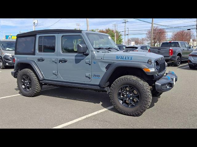 Used 2024 Jeep Wrangler 4xe Willys 4XE with VIN 1C4RJXN65RW282785 for sale in East Hanover, NJ