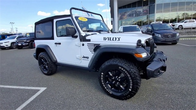Used 2021 Jeep Wrangler Willys with VIN 1C4HJXAG3MW823948 for sale in East Hanover, NJ