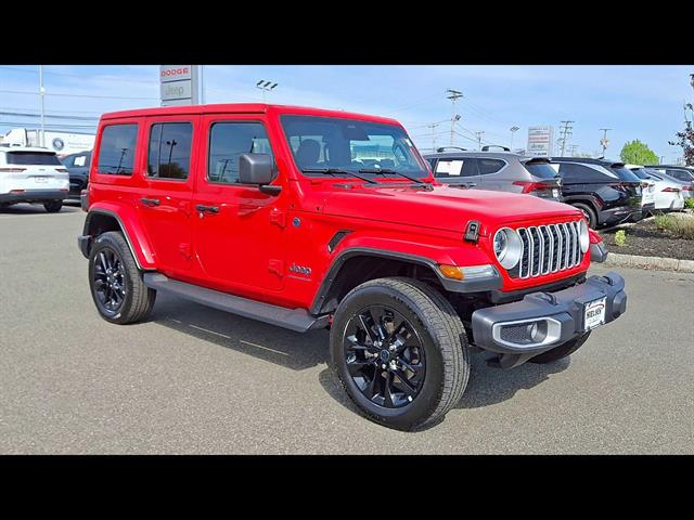 Used 2025 Jeep Wrangler 4xe Sahara 4XE with VIN 1C4RJXP66SW601355 for sale in East Hanover, NJ