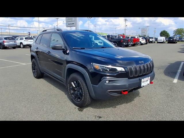 Used 2019 Jeep Cherokee Trailhawk Elite with VIN 1C4PJMBX2KD104465 for sale in East Hanover, NJ