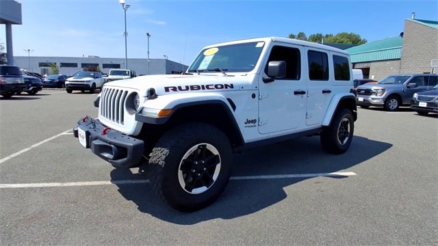 Used 2021 Jeep Wrangler Unlimited Rubicon with VIN 1C4HJXFG9MW527454 for sale in East Hanover, NJ