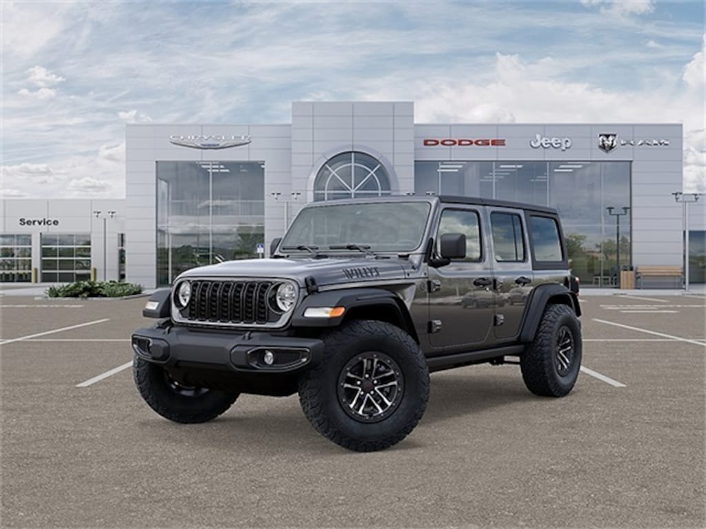 New 2025 Jeep Wrangler 4-DOOR WILLYS Sport Utility