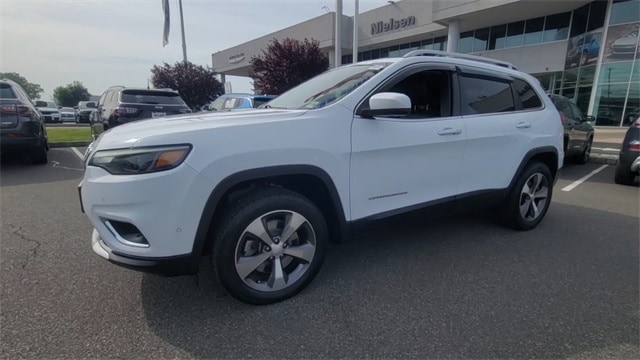 Used 2021 Jeep Cherokee Limited with VIN 1C4PJMDX5MD153885 for sale in East Hanover, NJ