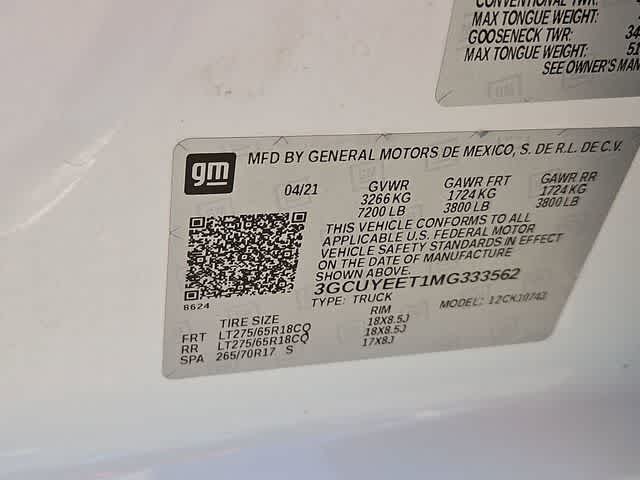 Thumbnail: 2021 Chevrolet Silverado 1500 - 38