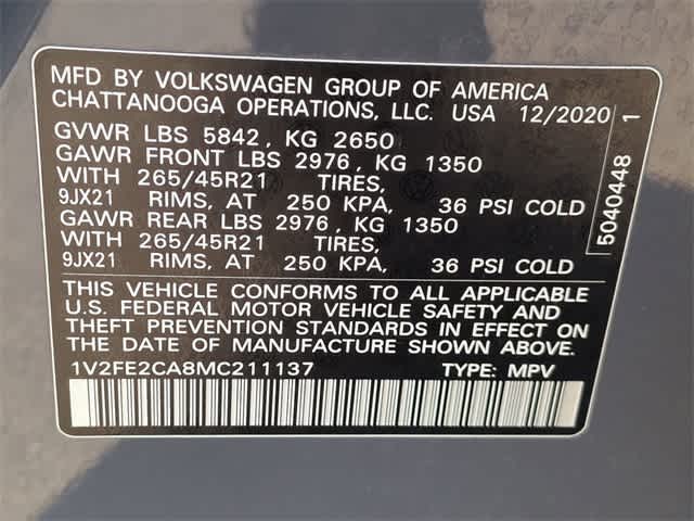 Thumbnail: 2021 Volkswagen Atlas - 38