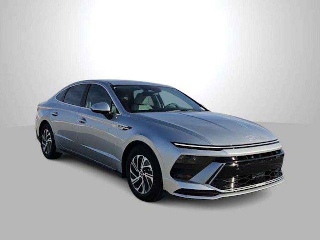 New 2026 Hyundai Sonata Hybrid Blue Sedan
