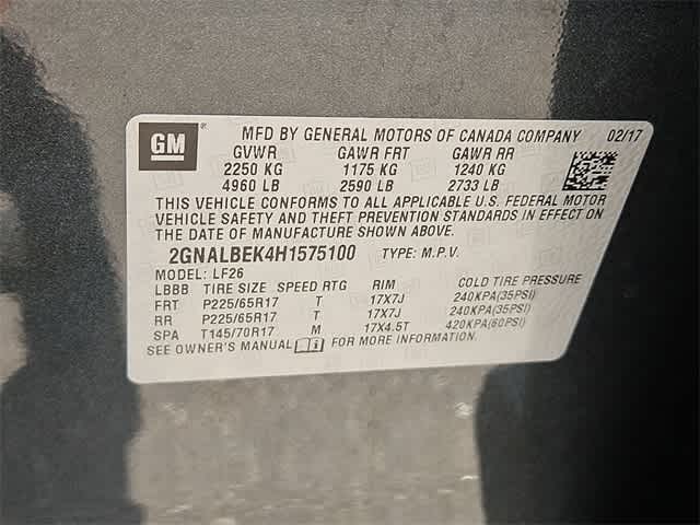 2017 Chevrolet Equinox LS 34