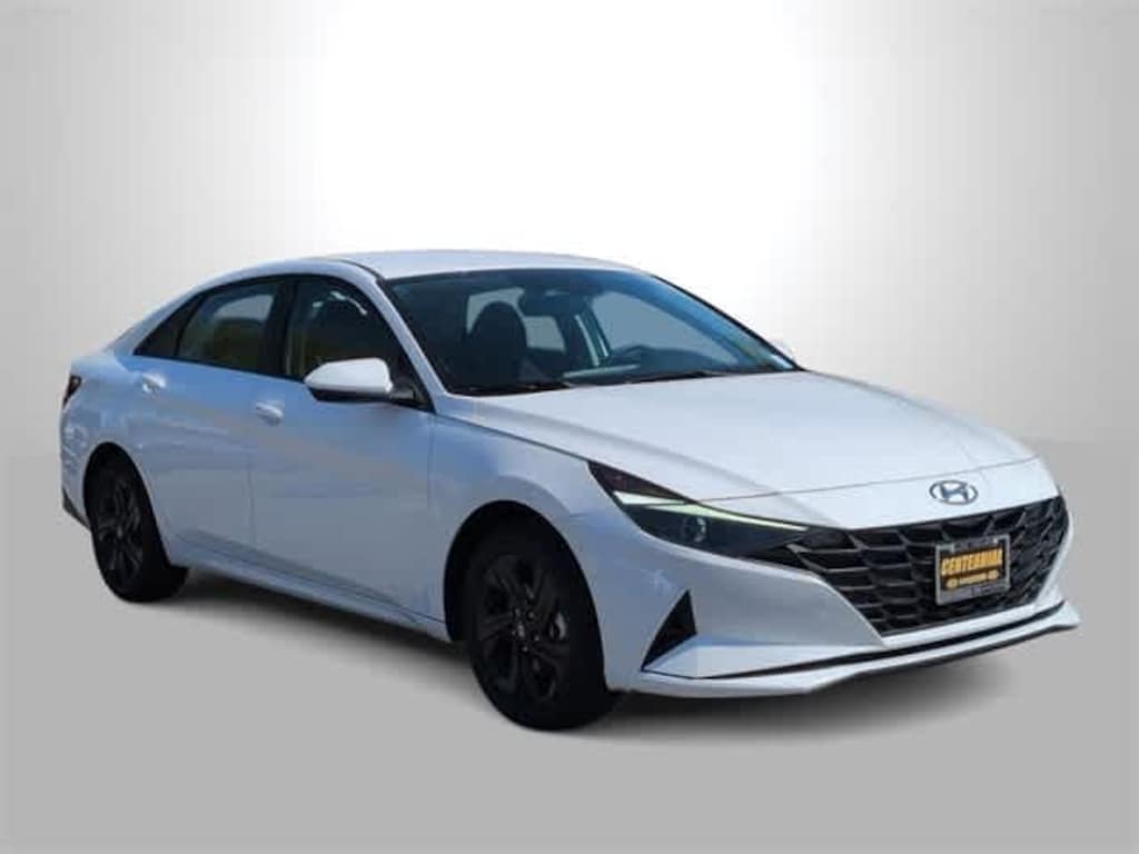 Certified 2023 Hyundai Elantra HEV Blue Sedan