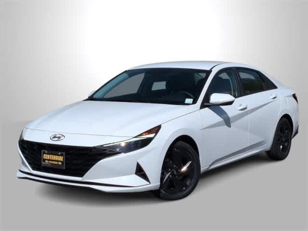 Certified 2023 Hyundai Elantra HEV Blue Sedan