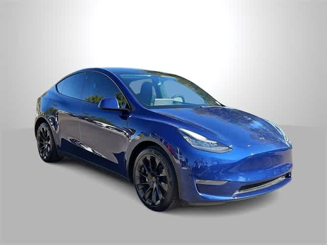 Used 2021 Tesla Model Y Long Range with VIN 5YJYGDEE2MF080290 for sale in Las Vegas, NV