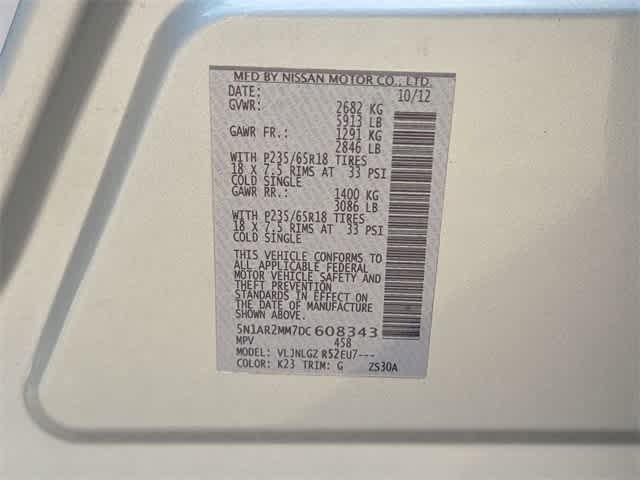 Thumbnail: 2013 Nissan Pathfinder - 37