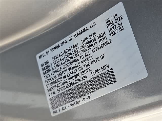 Thumbnail: 2019 Honda Odyssey - 36