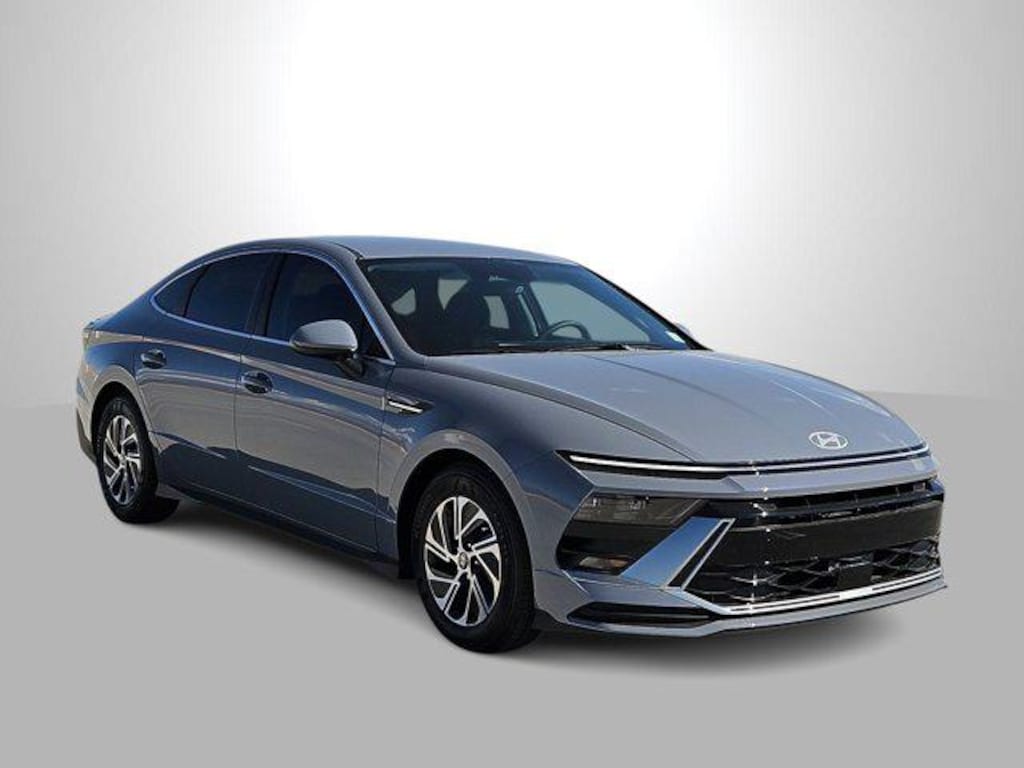 New 2026 Hyundai Sonata Hybrid Blue Sedan