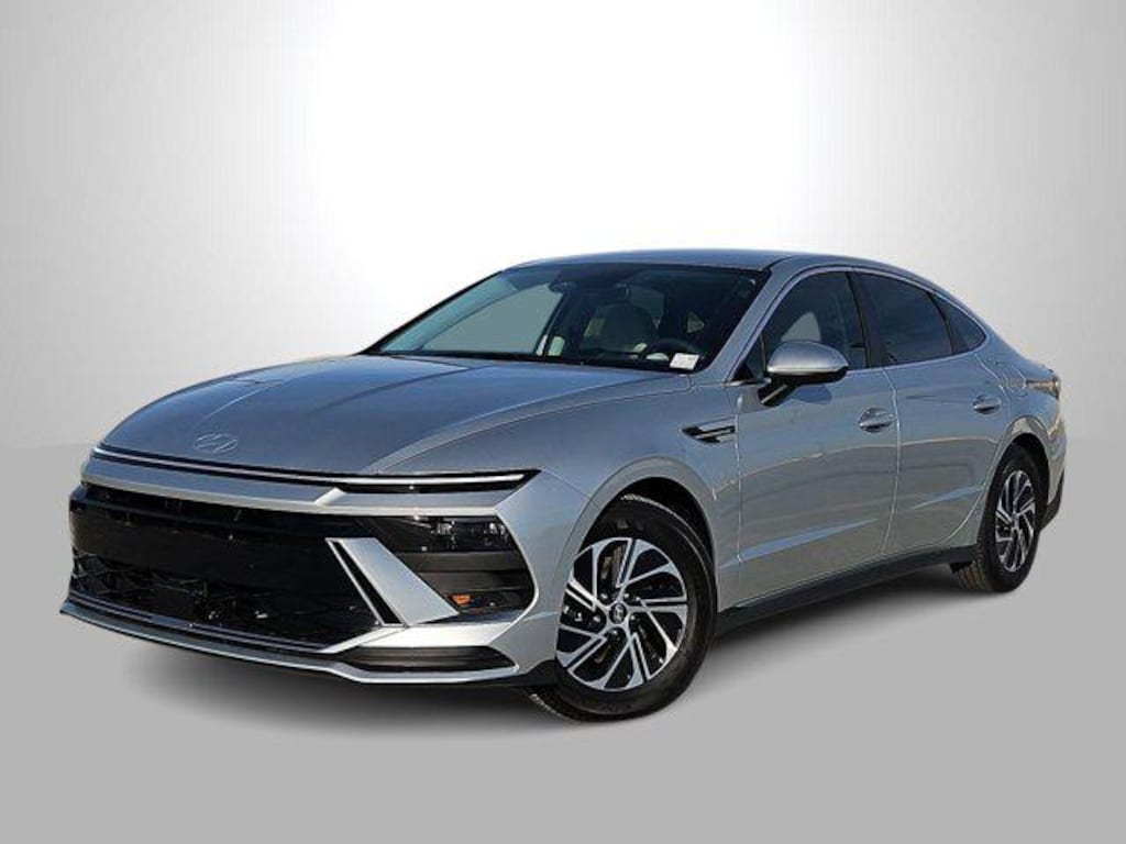 New 2026 Hyundai Sonata Hybrid Blue Sedan