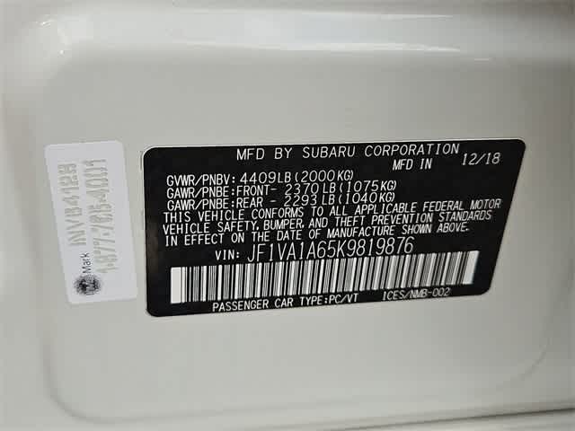 Thumbnail: 2019 Subaru WRX - 33