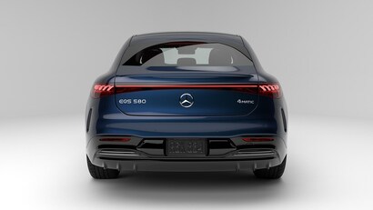 Mercedes Benz EQS Suv (X296) de 2022 Bleu au 1/43 de Spark Minimax