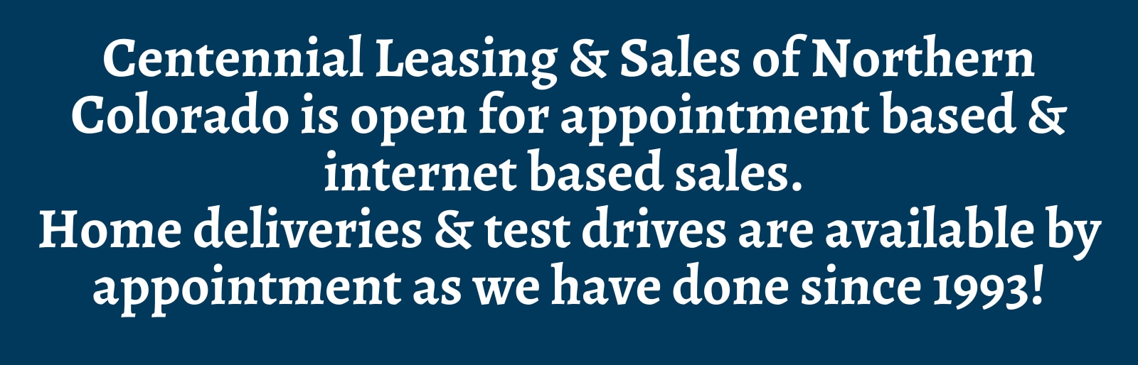 Centennial Leasing & Sales of Northern Colorado Used Dealership in Fort Collins, CO