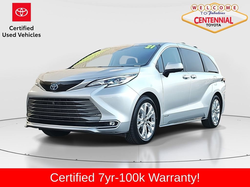 Certified 2021 Toyota Sienna Platinum 7 Passenger Van