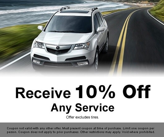 acura service specials deals on car maintenance in the los angeles