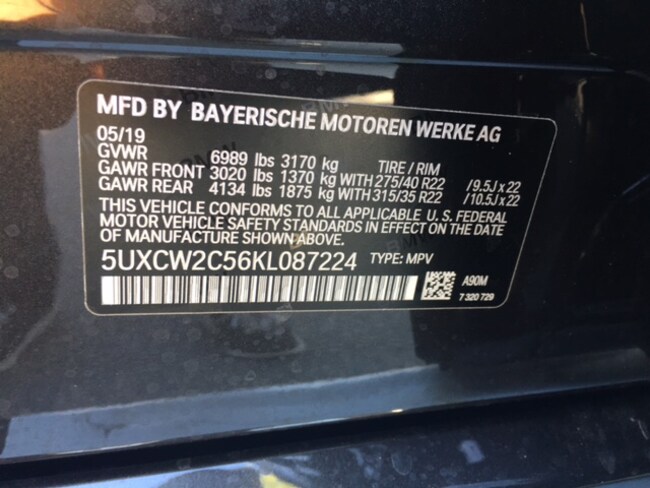 New 2019 Bmw X7 For Sale In Los Angeles Vin