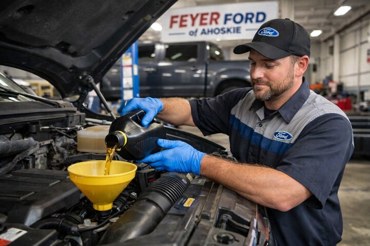 Ford oil change service at Feyer Ford of Ahoskie in Ahoskie NC