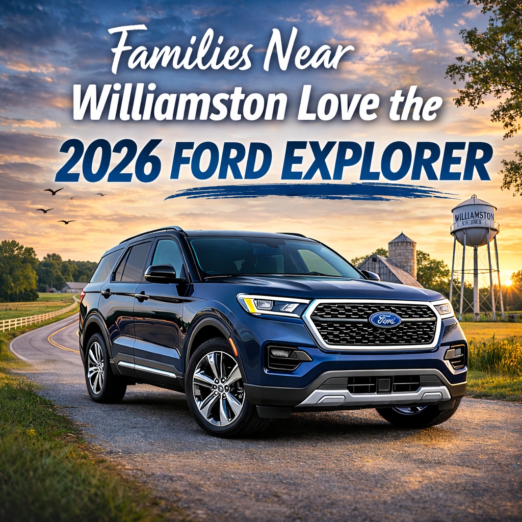 Families near Williamston NC love the 2026 Ford Explorer available at Feyer Ford of Ahoskie