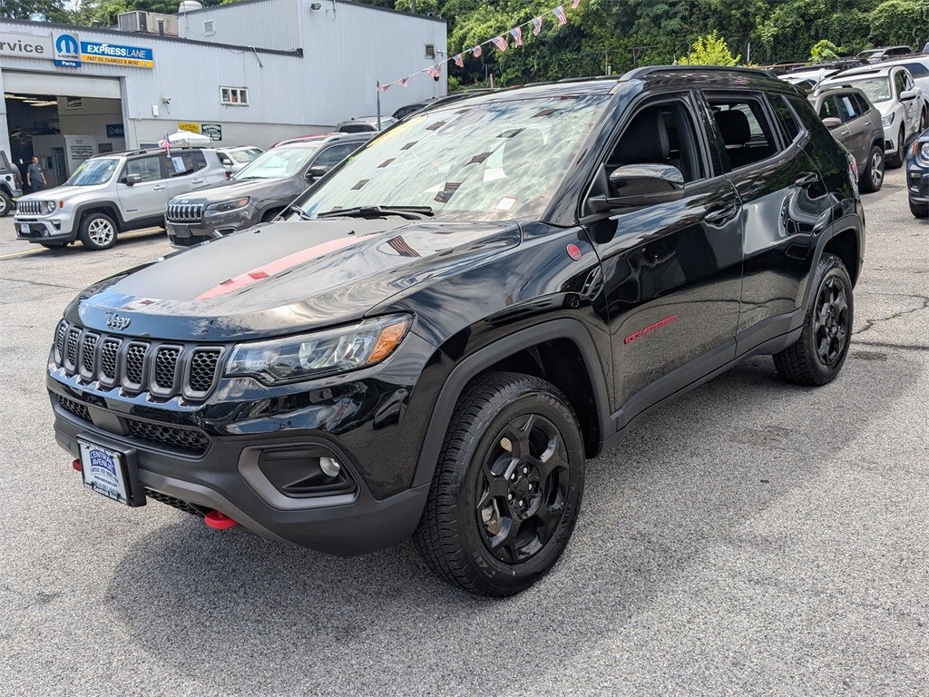 Used 2023 Jeep Compass Trailhawk with VIN 3C4NJDDN3PT552363 for sale in Cranston, RI