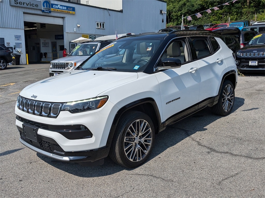 Used 2022 Jeep Compass Limited with VIN 3C4NJDCB7NT172642 for sale in Cranston, RI